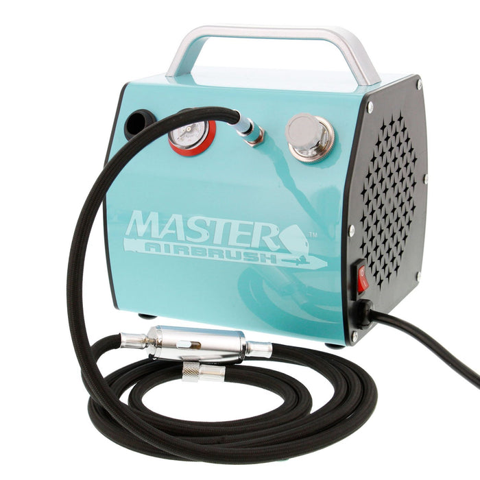 HP-CS .35mm Eclipse Airbrush with Model TC-77 Super Quiet High Performance Airbrush Air Compressor