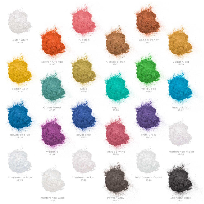 Jewelescent Aqua Mica Pearl Powder Pigment, 3.5 oz (100g) Sealed Pouch - Cosmetic Grade, Metallic Color Dye