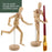 Wood Artist Drawing Manikin Articulated Mannequin with Base and Flexible Body - Perfect For Drawing the Human Figure (5" Male)