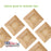 3" x 3" Mini Professional Primed Stretched Canvas 72-Pack