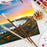 24 Piece Oil & Acrylic Paint Long Handle Artist Paint Brush Set with Canvas Carrying Case