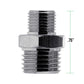 1/8" BSP Male to 1/4" BSP Male Airbrush Adapter Fitting, Conversion Adapter Nipple, Connector for Airbrush Hoses and Compressors