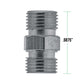 1/8" BSP Male to 1/8" BSP Male Fitting Conversion Adapter