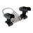 Airbrush Holder for 2 Airbrushes; Mounts onto Regulator and Water Trap Filters for Airbrush Air Compressors