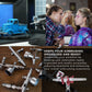 Clamp-On 2-Airbrush Holder Stand - Table/Bench Mount - Airbrush Accessories and Supplies for Garage or Workspace