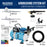 Master Airbrush Cool Runner II Dual Fan Airbrushing System Kit - Air Brush Kit with Air Compressor & 3 Airbrushes, 0.2, 0.3 mm Gravity & 0.8 mm Siphon Feed, Holder & Learning Guide Manual