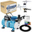 Master Airbrush Cool Runner II Dual Fan Airbrushing System Kit - Air Brush Kit with Air Compressor & 3 Airbrushes, 0.3 mm Gravity & 0.35, 0.8 mm Siphon Feed, Holder & Learning Guide Manual