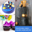 Master Airbrush Cake Airbrush Decorating Kit with Compressor Dual Fan - Gravity Feed Air Brush for Cake Decoration & 12-Color Edible Air Brush Paint for Cakes, Cookies & Cupcakes, Hose, How to Manual