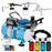 Cool Runner II Dual Fan Air Compressor Cake Decorating System Kit with 3 Airbrushes, Gravity and Siphon Feed, 4 Color Food Coloring Set - How-to Guide