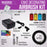 Cake Decorating Airbrushing System Kit with a Set of 4 Food Colors, Gravity Feed Dual-Action Airbrush, Air Compressor, Hose, Case and How-To Guide