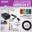 Master Airbrush Cake Airbrush Decorating Kit with Dual-Action Air Brush (G34), Multi-Purpose Mini Air Compressor, 4 Chefmaster Food Colors, Hose, & Storage Case