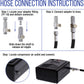 Cake Airbrush Decorating Kit with Dual-Action Air Brush (G34), Multi-Purpose Mini Air Compressor, 4 Chefmaster Food Colors, Hose, &