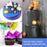 Master Airbrush Cake Airbrush Decorating Kit with Siphon Air Brush, Cool Runner II Dual Fan Air Compressor, 12 Edible Chefmaster Food Colors, Hose