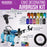 Cake Airbrush Decorating Kit with Compressor, 2 Gravity Airbrushes, and 12 Chefmaster Food Colors - Air Brush for Cake Decoration &