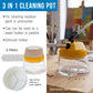 Cleaning Kit with Cleaning Pot & Solution - Airbrush Cleaner Tools for All Air brush Models