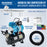 Master Airbrush Cool Runner II Dual Fan Airbrush and Compressor Kit with Gravity Air Brush with 3 Tips (0.2, 0.3 & 0.5mm Nozzle Tip), Compressor with Tank - Air Brush Kit for Beginners & Professionals