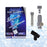 Airbrushing System Kit with a G23 Multi-Purpose Gravity Feed Dual-Action Airbrush with Cup and 0.3mm Tip , Mini Air Compressor, How-To-Airbrush Guide