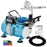 Cool Runner II Dual Fan Air Compressor System Kit with a G23 Gravity Feed Dual-Action Airbrush Set with 0.3 mm Tip - Hose, Holder, How-To Guide