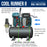 Master Airbrush Cool Runner II Dual Fan Air Storage Tank Compressor System Kit with a G44 Fine Detail Control 0.2mm Tip Airbrush, 24 Color Acrylic Paint Artist Set, Holders, Cleaning Pot, How-To Guide