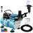 Dual-Action Trigger Style Gravity Airbush with Cool Runner II Dual Fan Air Compressor System and Hose