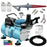 Paasche Airbrush with Dual Fan Compressor Kit Cool Runner II with Paasche H Siphon Feed Single-Action Airbrush External Mix all 3 Head Sizes (1, 3 &