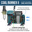 2 Airbrush Nail System Kit with 12 Paint Color Set, High Performance Single-Piston Airbrush Air Compressor