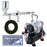 High Precision Detail Control Dual-Action Side Feed Airbrush Set with Twin Cylinder Piston Airbrush Compressor with Air Storage Tank