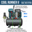 Master Airbrush SB88 Pro System - Dual-Action Side Feed Airbrush, Tank Compressor, 3 Nozzle Sets (0.3, 0.5, 0.8mm), 1/2oz Gravity Cup, How To Guide - Spray Auto, Hobby