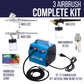 3 Multi-Purpose Kit with High Performance Compact Airbrush Compressor