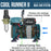 Master Airbrush Cool Runner II Airbrush Kit with Dual Fan Air Compressor, 6 Primary Opaque Colors Acrylic Paint Set, 3 Airbrushes, Cleaning Brushes