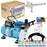 Cool Runner II Airbrush Kit with Dual Fan Air Compressor, 8 Color Water-Based Face & Body Art Paint Set, Pro Gravity Airbrush &