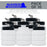 10 Pack Master Airbrush TB-005, 2.7oz Plastic Jar Bottles with 60Â­ Down Angle Adaptor Lid Assembly, Single-Action Siphon