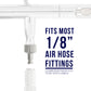 Quick Connect Fittings 1/8" Male Coupler Airbrush Adapter (3 Pack) - Universal Airbrush Connector Quick Disconnect System for Air Hose