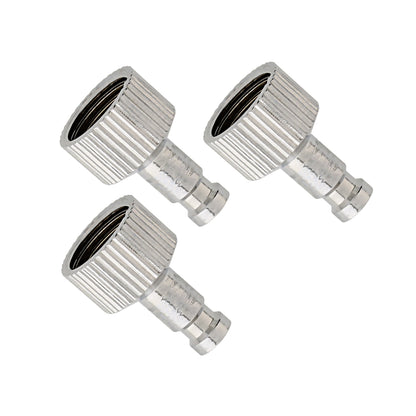 Quick Connect Fittings 1/8" Male Coupler Airbrush Adapter (3 Pack) - Universal Airbrush Connector Quick Disconnect System for Air Hose