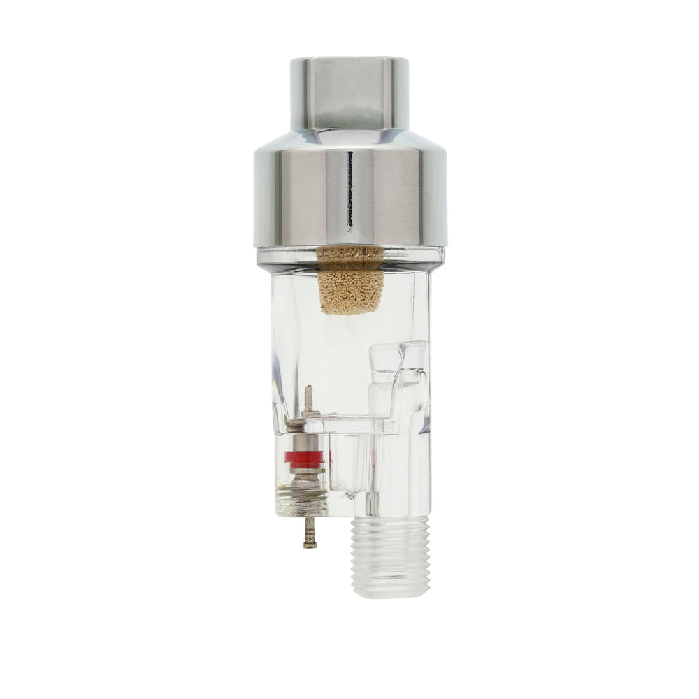 In-Line Mini Air Filter Water Trap - 1/8" BSP Threads - Airbrush Moisture Trap & Air Compressor Accessory (Connects directly onto airbrushes and hoses with 1/8" threads)