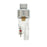 In-Line Mini Air Filter Water Trap - 1/8" BSP Threads - Airbrush Moisture Trap & Air Compressor Accessory (Connects directly onto airbrushes and hoses with 1/8" threads)