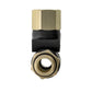 2-Way Air Hose Splitter Manifold - 1/8" BSP Fittings; 2 Male Air Outlets and 1 Female Air Inlet