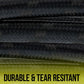 Premium 6 Foot Nylon Braided Airbrush Hose - Standard 1/8" and Non-Standard 1/4" BSP Adapter Fitting Connectors (Please note one end is 1/4" fitting