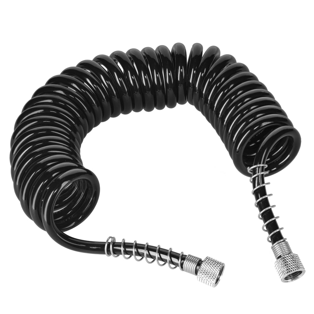 Premium 10 Foot Recoiling Airbrush Hose - Standard 1/8" BSP Air Brush Hose Adapter Fitting Connectors on Both Ends