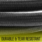 6 Foot Braided Airbrush Hose - Paasche 1/4” NPT & 1/4" BSP Air Brush Hose Adapter Fitting Connectors for Regulator Compressor