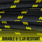 Premium 10 Foot Nylon Braided Airbrush Hose - 1/8" BSP Air Brush Adapter Fitting Connectors on Both Ends (Hose color may vary)