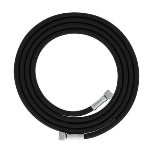 Premium 10 Foot Nylon Braided Airbrush Hose - 1/8" BSP Air Brush Adapter Fitting Connectors on Both Ends (Hose color may vary)