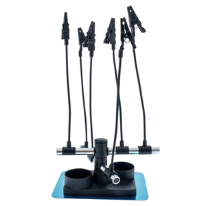 Almighty Clips Airbrush Project Holder with 6 Clips & Flexible Rods