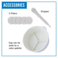 3-in-1 Airbrush Cleaning Pot with Holder; Cleans and Holds Air Brush, Color Palette Lid