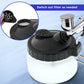 Deluxe 3-in-1 Airbrush Cleaning Pot with Holder; Cleans and Holds Air Brush, Color Palette Lid, Filters