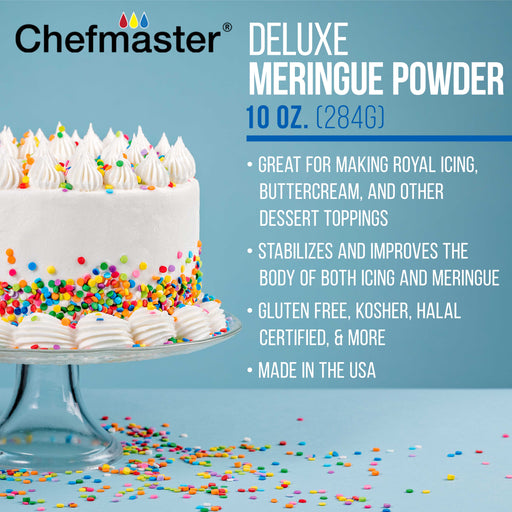 Chefmaster Deluxe Meringue Powder - 10-ounce