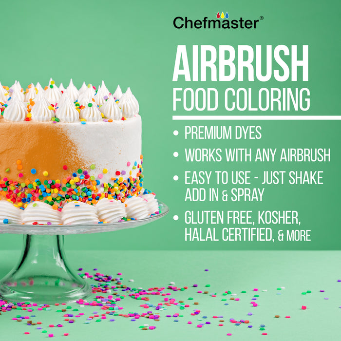 Midnight Black, Airbrush Cake Food Coloring, 2 fl oz.