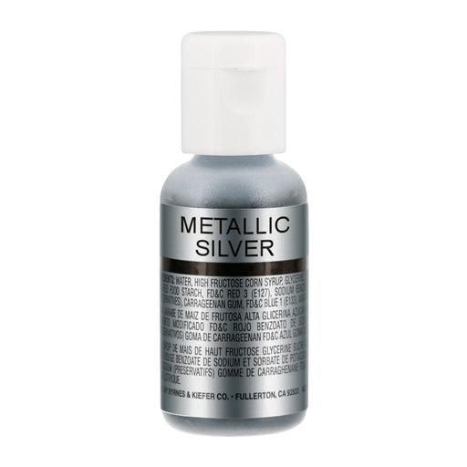 Metallic Silver, Airbrush Cake Food Coloring, .67 oz.