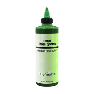 Neon Brite Green, Airbrush Cake Food Coloring, 9 fl oz.