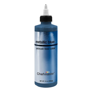 Metallic Blue, Airbrush Cake Food Coloring, 9 fl oz.